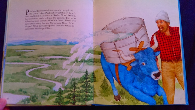 Paul Bunyan and Babe the Blue Ox – Jestress's Forgotten Books and Stories