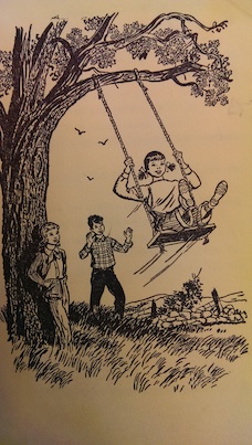 Mystery in the Apple Orchard swing