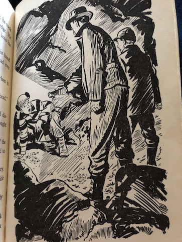 Mystery in the Old Cave hiding