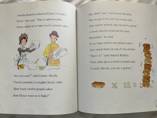 Amelia Bedelia Bakes Off - Amelia and her cousin stack pound cakes