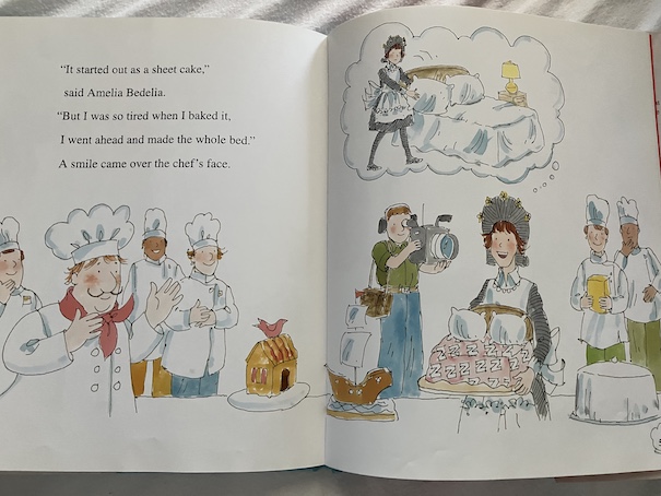Amelia Bedelia Bakes Off - Amelia decorates a cake to look like a bed